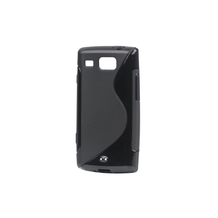 S Shape TPU Gel Case for Samsung Omnia W I8350