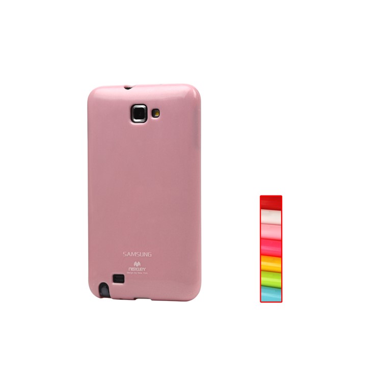 Mercury Flash Powder TPU Gel Case for Samsung Galaxy Note I9220 GT-N7000 I717