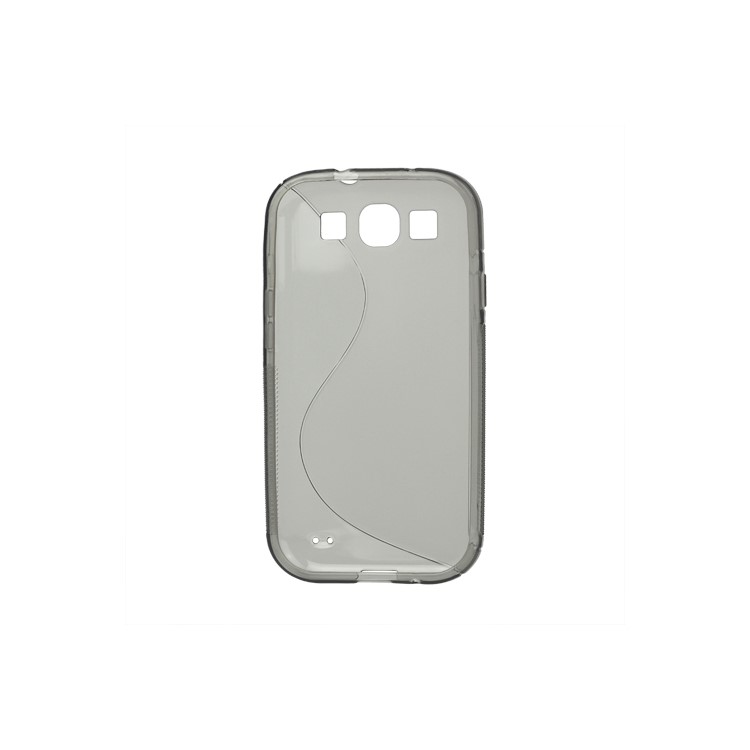 S-Curve TPU Gel Case Cover for Samsung Galaxy S 3 / III I9300 I747 L710 T999 I535 R530 - Grey