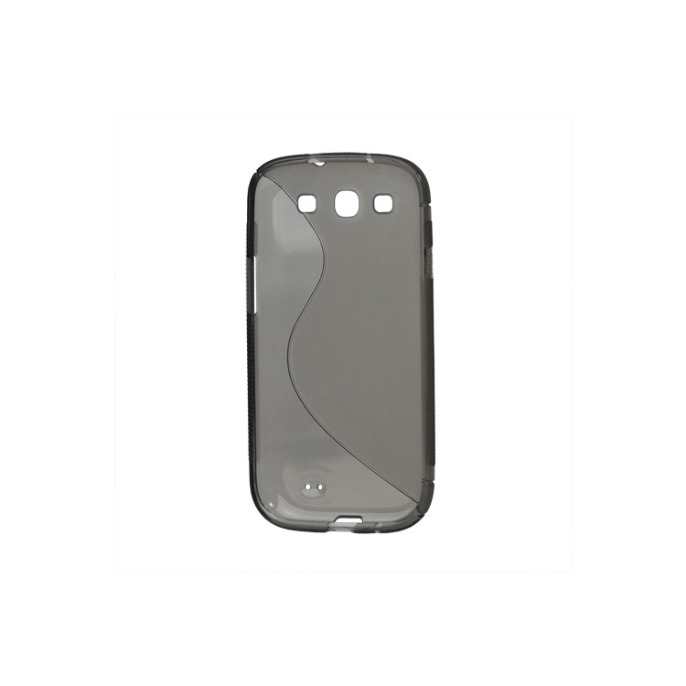 S-Curve TPU Gel Case Cover for Samsung Galaxy S 3 / III I9300 I747 L710 T999 I535 R530 - Grey