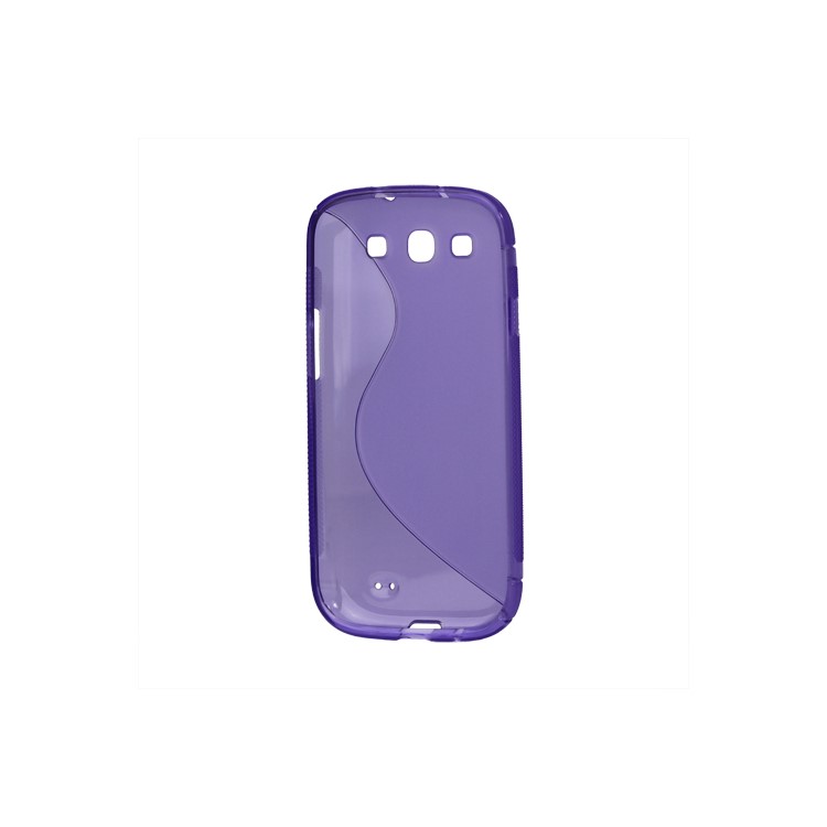 S-Curve TPU Gel Case Cover for Samsung Galaxy S 3 / III I9300 I747 L710 T999 I535 R530 - Purple