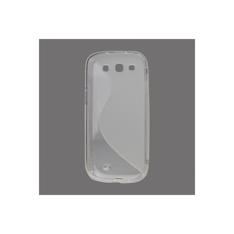 S-Curve TPU Gel Case Cover for Samsung Galaxy S 3 / III I9300 I747 L710 T999 I535 R530 - Transparent