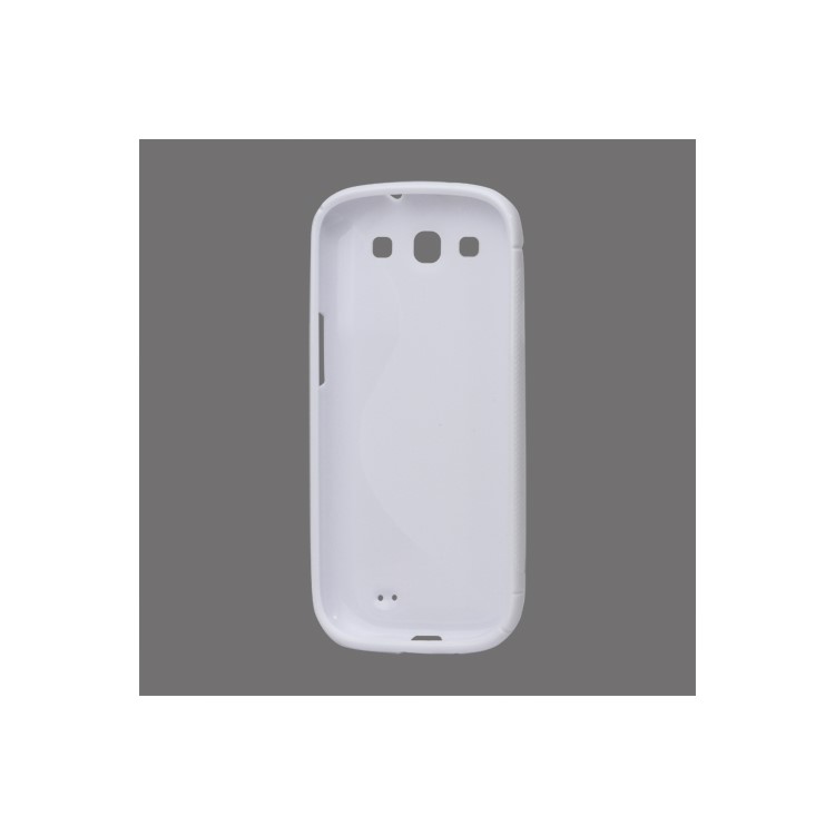 S-Curve TPU Gel Case Cover for Samsung Galaxy S 3 / III I9300 I747 L710 T999 I535 R530 - White