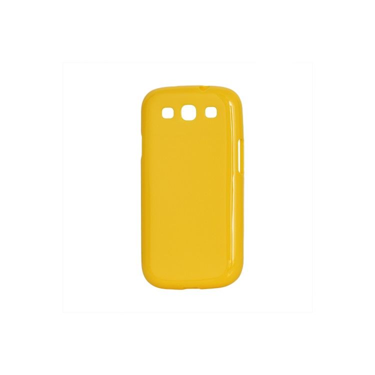 Glossy TPU Case Cover for Samsung Galaxy S 3 / III I9300 I747 L710 T999 I535 R530 - Yellow