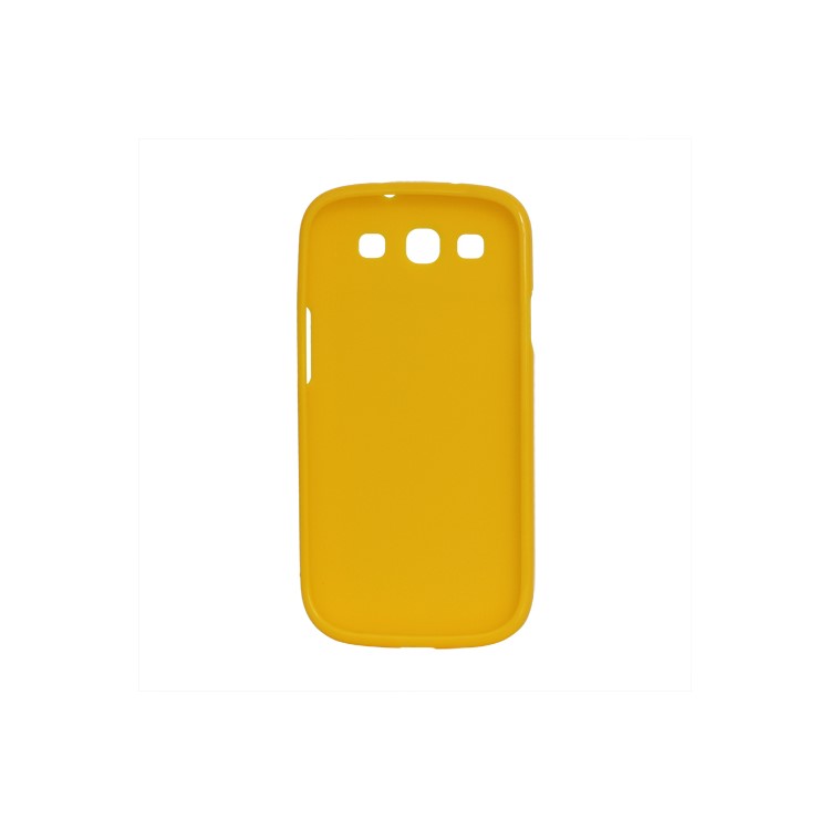 Glossy TPU Case Cover for Samsung Galaxy S 3 / III I9300 I747 L710 T999 I535 R530 - Yellow