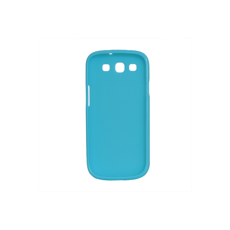 Glossy TPU Case Cover for Samsung Galaxy S 3 / III I9300 I747 L710 T999 I535 R530 - Blue