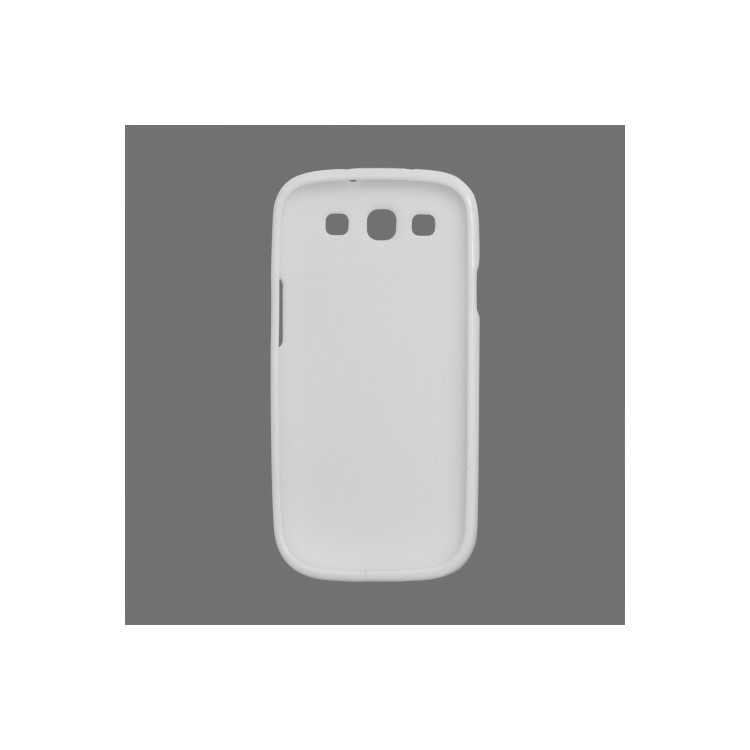 Glossy TPU Case Cover for Samsung Galaxy S 3 / III I9300 I747 L710 T999 I535 R530 - White
