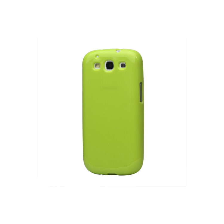 Glittery Powder TPU Skin Case for Samsung Galaxy S 3 / III I9300 I747 L710 T999 I535 R530 - Green