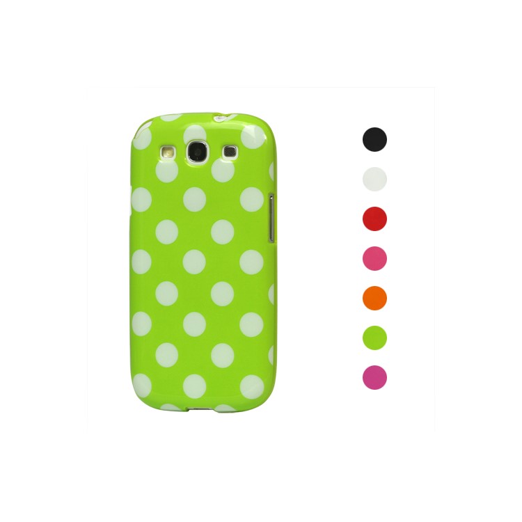 Polka Dot TPU Gel Case for Samsung Galaxy S 3 / III I9300 I747 L710 T999 I535 R530