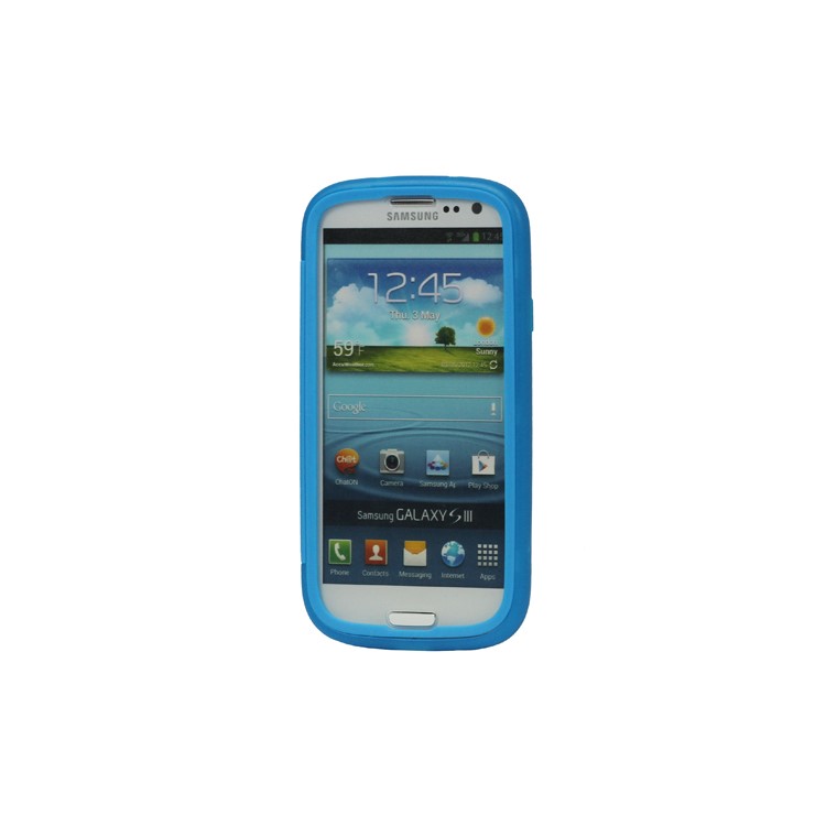TPU Case with Screen Cover for Samsung Galaxy S 3 / III I9300 I747 L710 T999 I535 R530