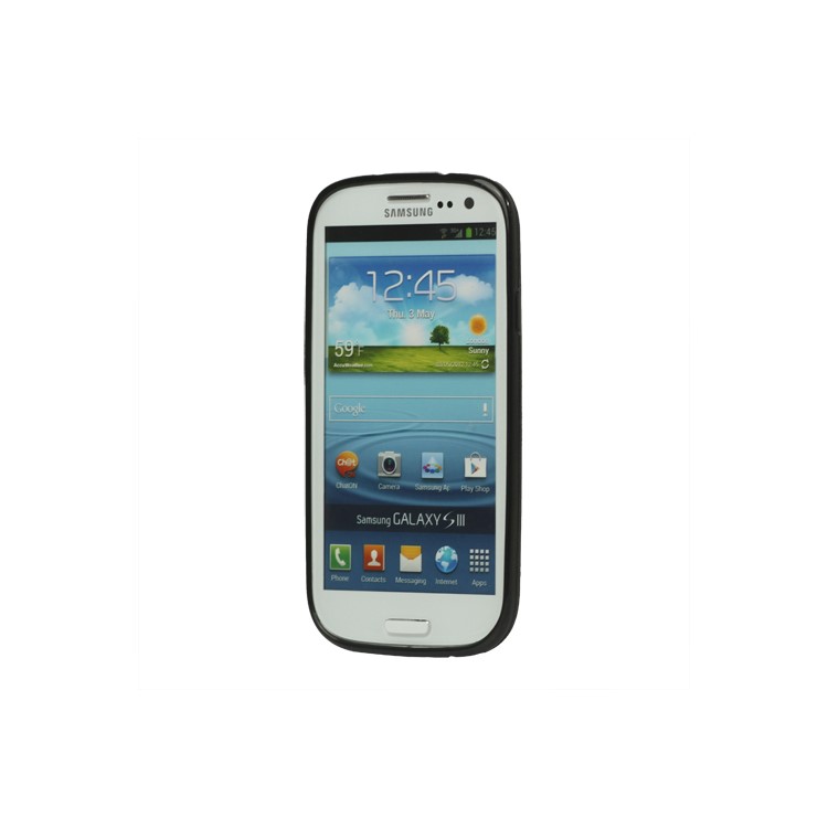Retro American Flag Samsung Galaxy S 3 / III I9300 Leather Coated TPU Case