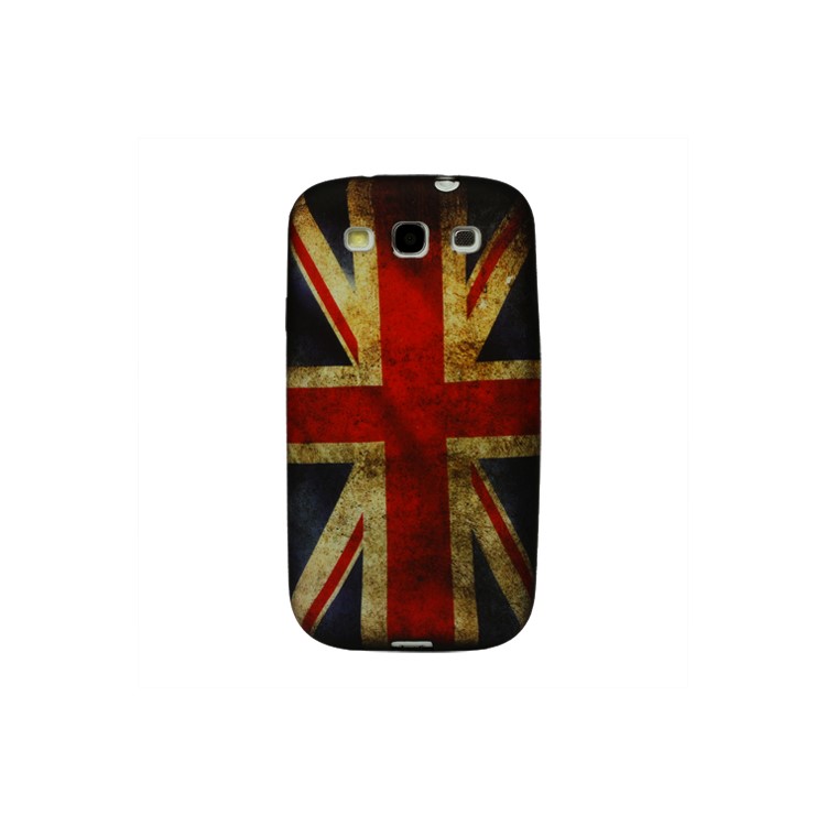 Retro Union Jack Flag TPU Cover for Samsung Galaxy S 3 / III I9300 I747 L710 T999 I535 R530