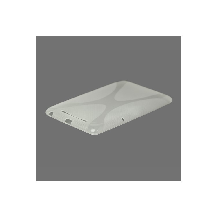 X Shape TPU Gel Case for ASUS Google Nexus 7 - Transparent