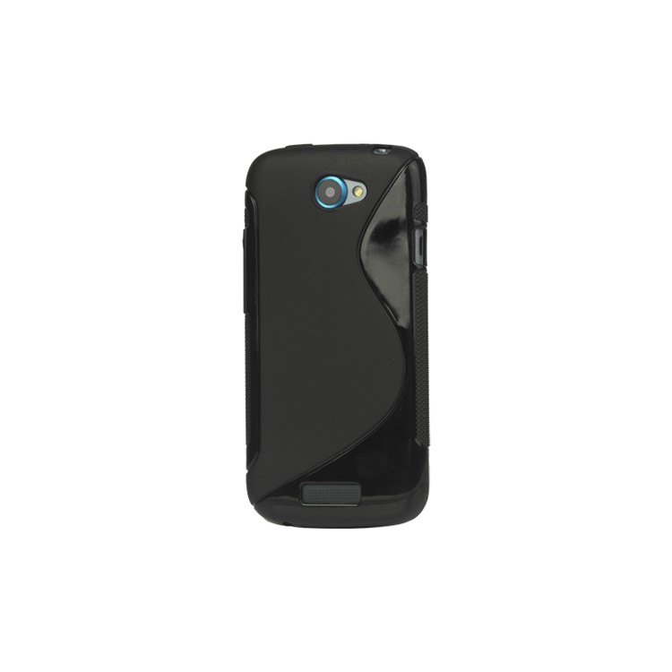 S Shape TPU Gel Case for T-Mobile HTC One S Z520e