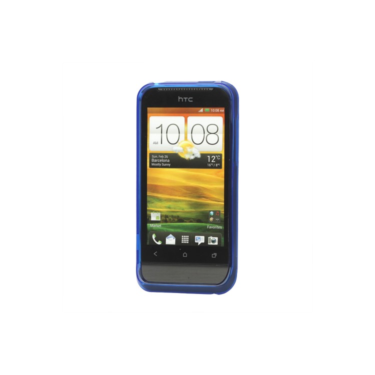 Frosted TPU Gel Skin Case for HTC One V T320e