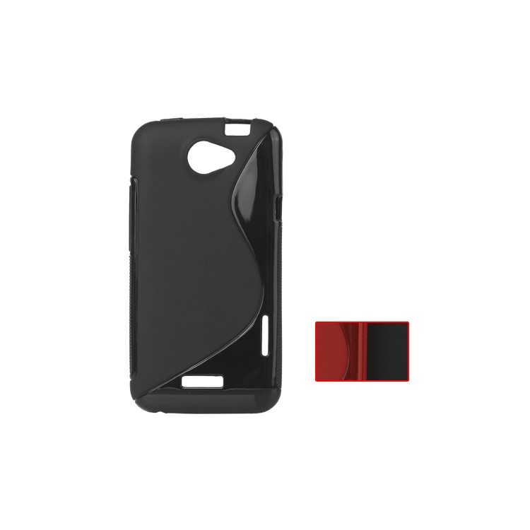 S Shape TPU Gel Case for HTC One X S720e / One XL / One X Plus