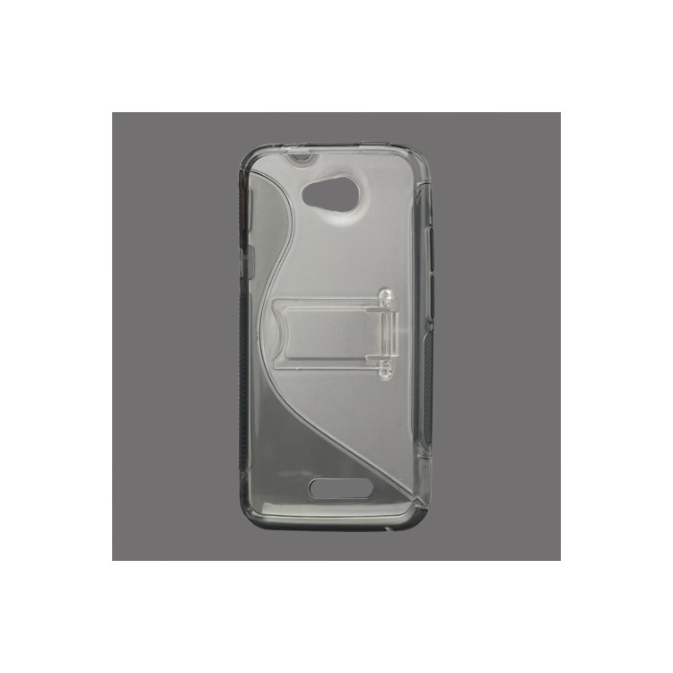 S Shape TPU with Stand Hybrid Case for HTC One X S720e / One XL / One X Plus