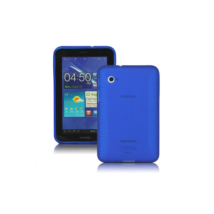 Stylish Blade TPU Case for Samsung Galaxy Tab 2 7.0 P3100 P3110 - Blue