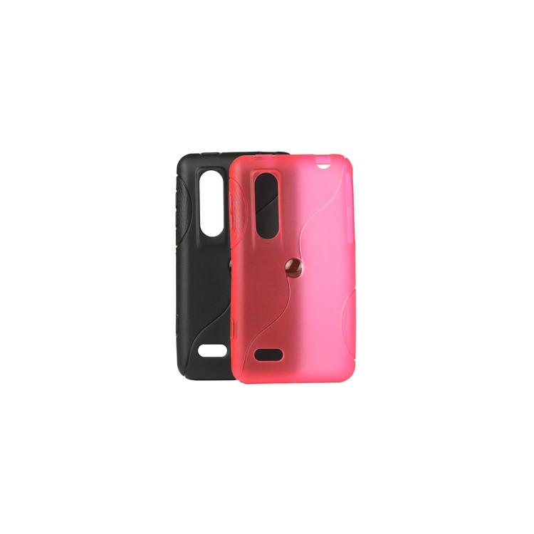 S Shape TPU Gel Case for LG Optimus 3D P920/LG P925 THRILL 4G