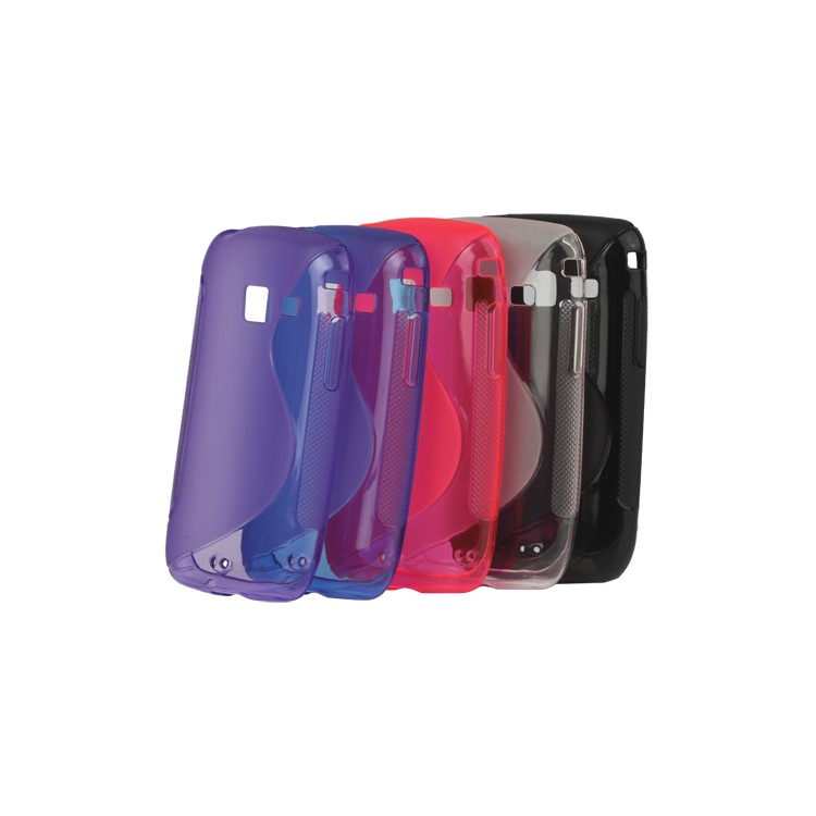 S Shape TPU Case Cover for Samsung Galaxy Y Duos S6102 S6102B