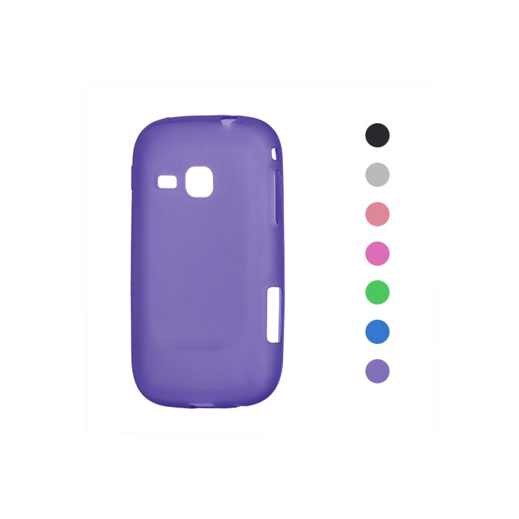 Clear Frosted TPU Gel Case for Samsung Galaxy Mini 2 S6500