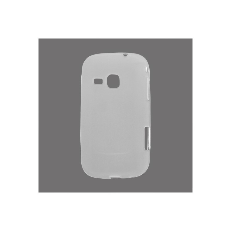 Clear Frosted TPU Gel Case for Samsung Galaxy Mini 2 S6500