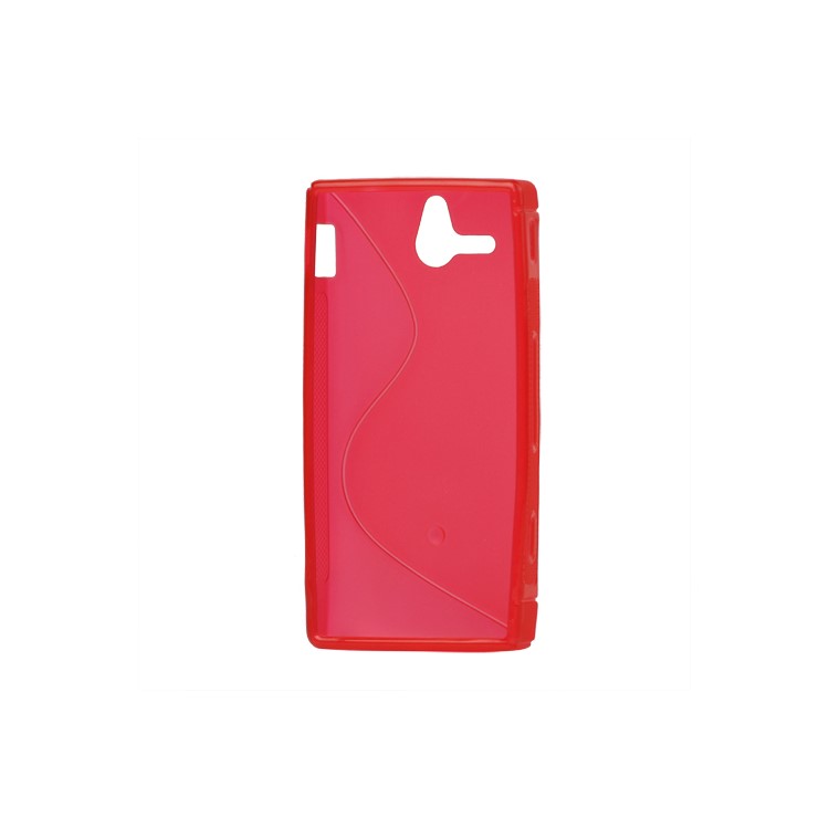 S-Line Wave TPU Case Cover for Sony Xperia U ST25a / ST25i Kumquat