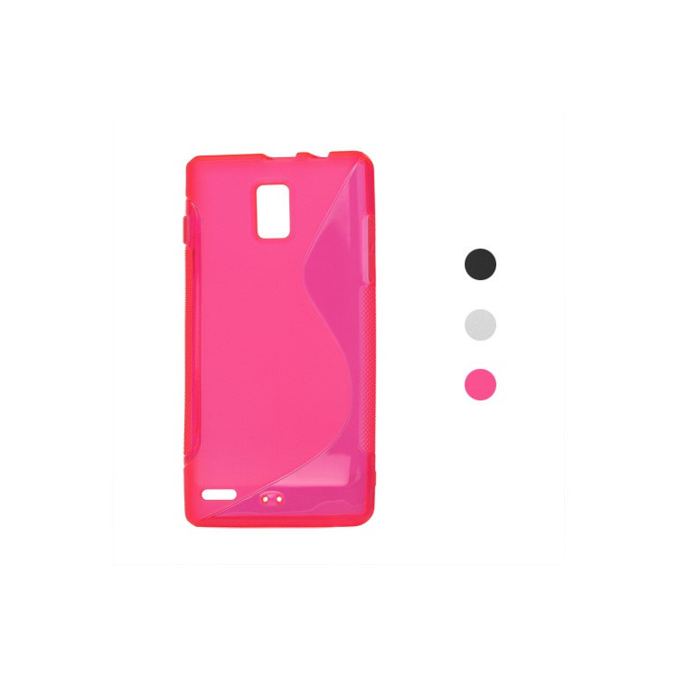 S Shape TPU Case Cover for Huawei U9200 Ascend P1