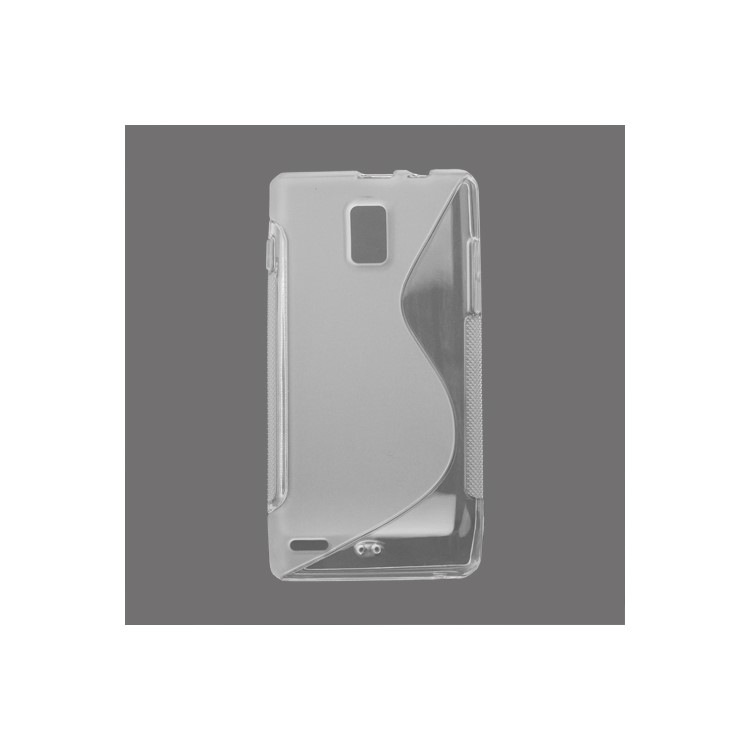 S Shape TPU Case Cover for Huawei U9200 Ascend P1