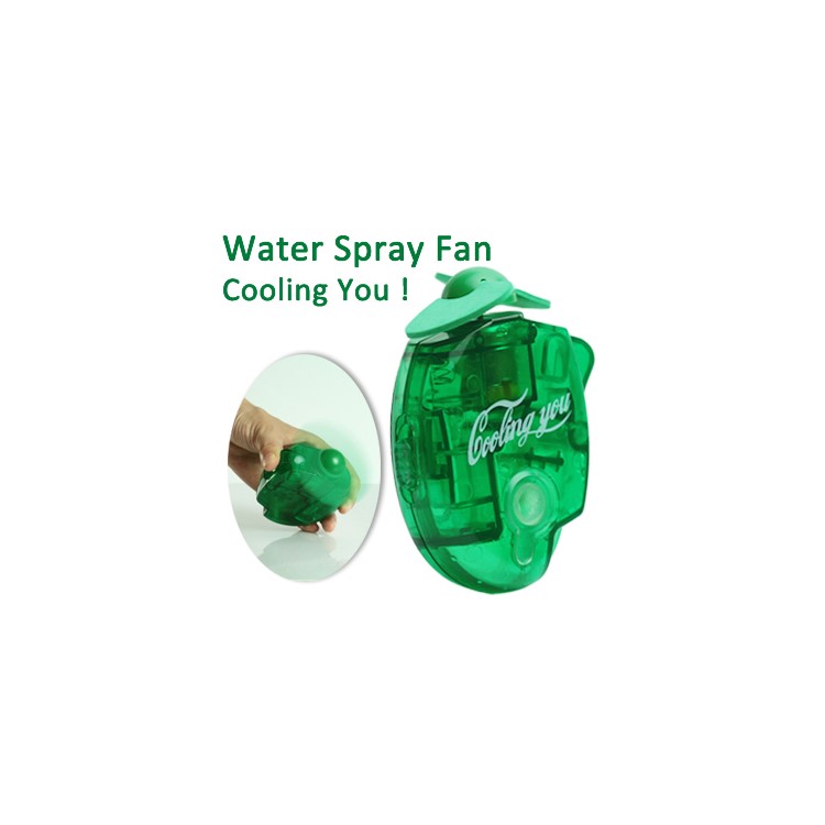 Mini Portable Water Spray Cooling Fan with Metal Buckle