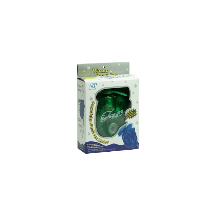 Mini Portable Water Spray Cooling Fan with Metal Buckle