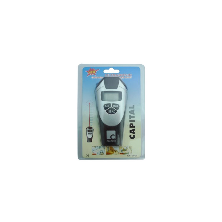 Black Ultrasonic Range Distance Finder Laser Point Measurer