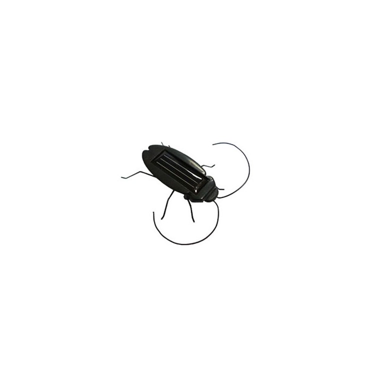 Solar Power Toy 6 legs Black Cockroach Toy XMAS
