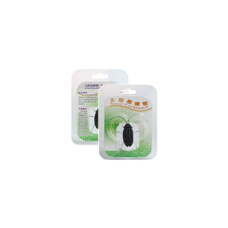 Solar Power Toy 6 legs Black Cockroach Toy XMAS