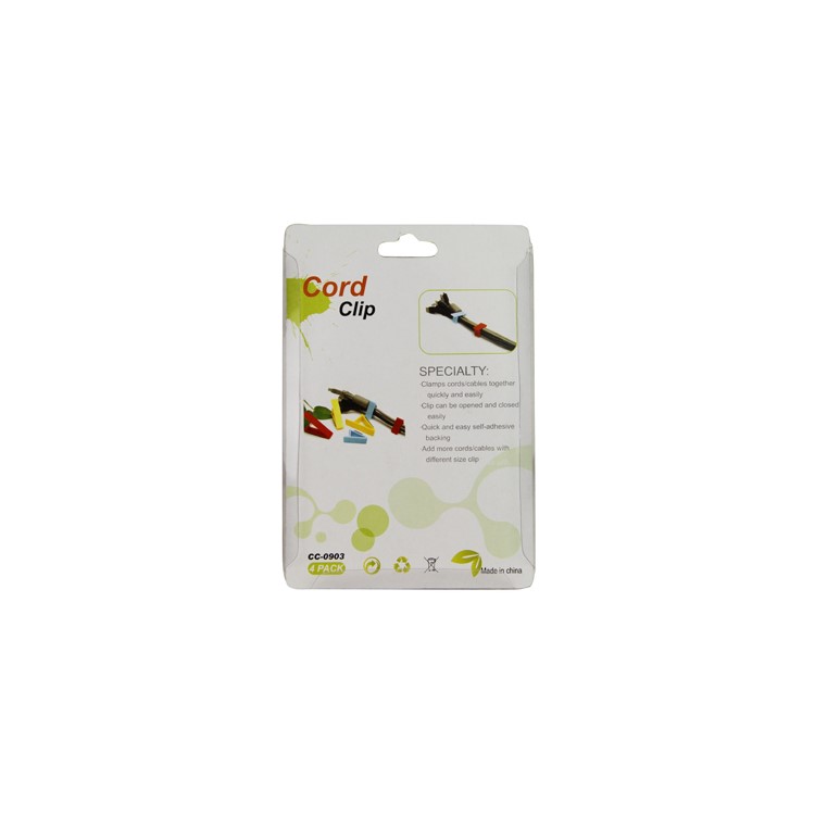 4 Pack Different Sizes Cord Clip