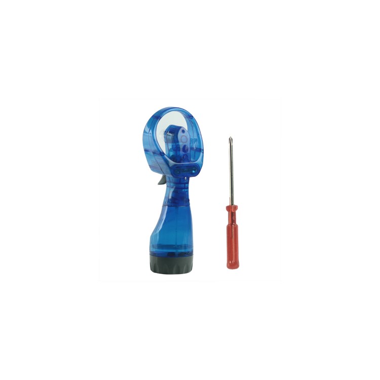 Hand-held Water Spray Cooling Fan for Sporting Travelling (with Free Screwdriver)