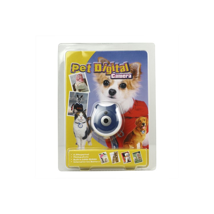 Digital Clip-on Pet Eye View Camera Monitor for Dog Cat 0.3 Megapixel