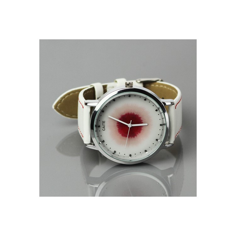 Stylish Women Analog Watch with Dyed Dial - Red
