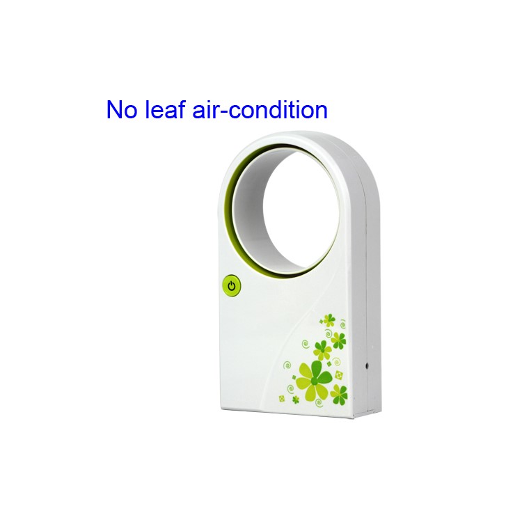Portable Handheld No Leaf Air Condition Cooler Fan with USB Cable