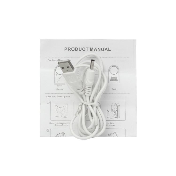 Portable Handheld No Leaf Air Condition Cooler Fan with USB Cable