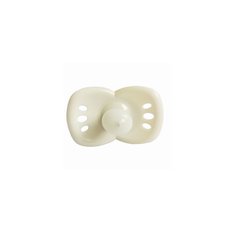 White Adorable Baby Nipple Thermometer with LCD Display