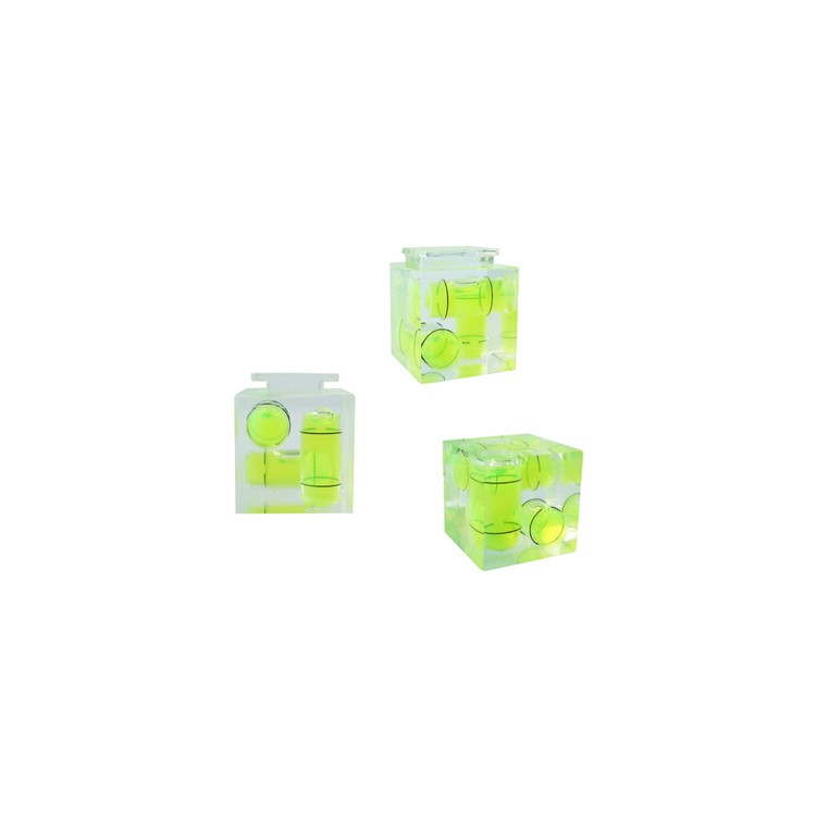 Triple 3 Axis Bubble Spirit Level on Camera Hot Shoe