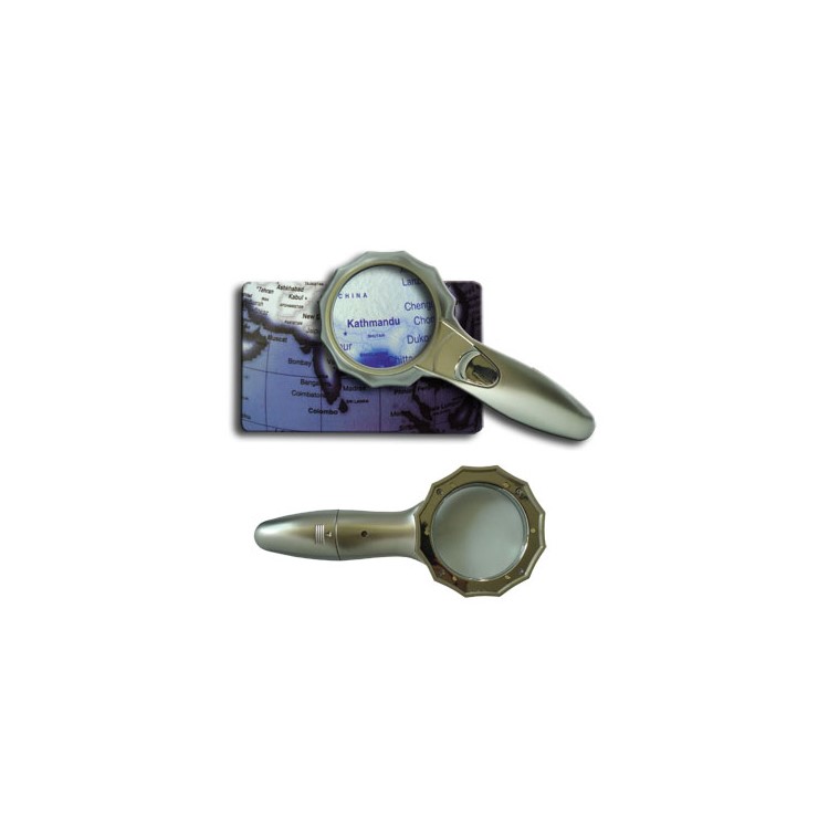 IIlluminated 6X LED Light Pocket Magnifier Magnifying Glass