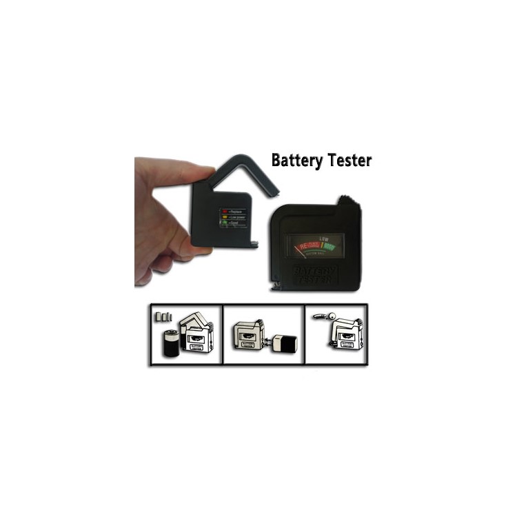 Smart Universal AA AAA 9V Button Battery Tester Checker
