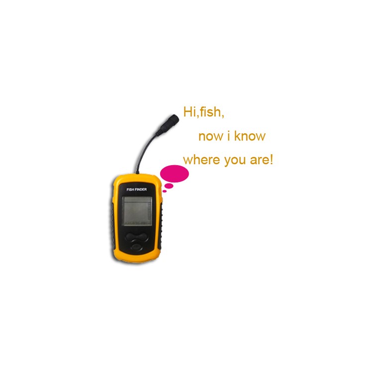 Portable Sonar Sensor Fish Finder Alarm Transducer