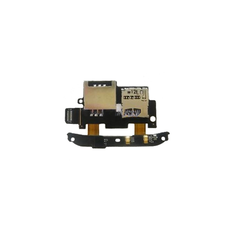 SIM Card Holder and Memory Card Slot Flex Cable Flat Ribbon for HTC Desire S G12 S510e (Original)