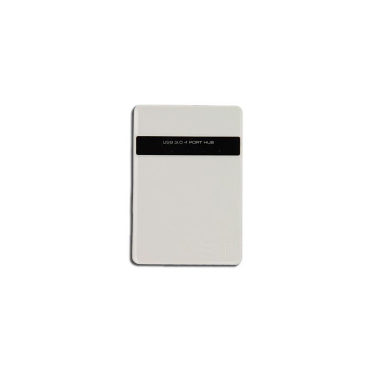 White USB 3.0/2.0 4 Port Hub ,Super Speed 5Gbps