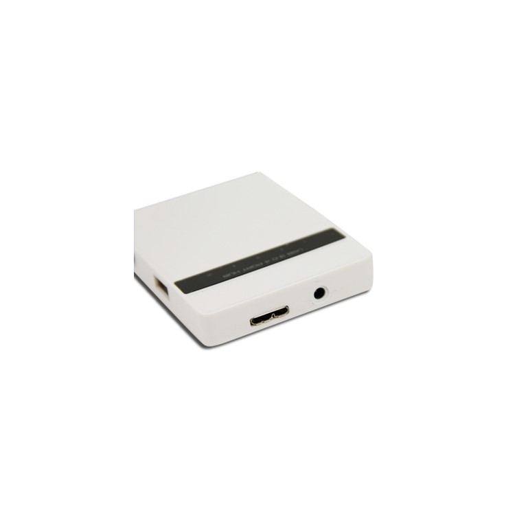 White USB 3.0/2.0 4 Port Hub ,Super Speed 5Gbps
