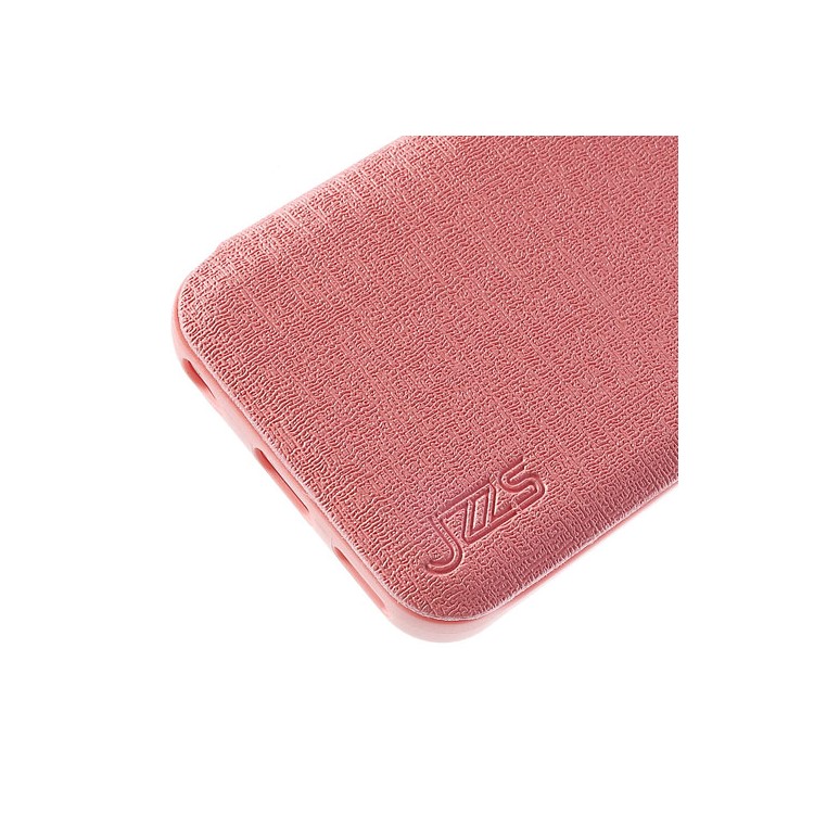 JZZS Oracle Grain Flip Leather Case for iPhone 5c - Pink