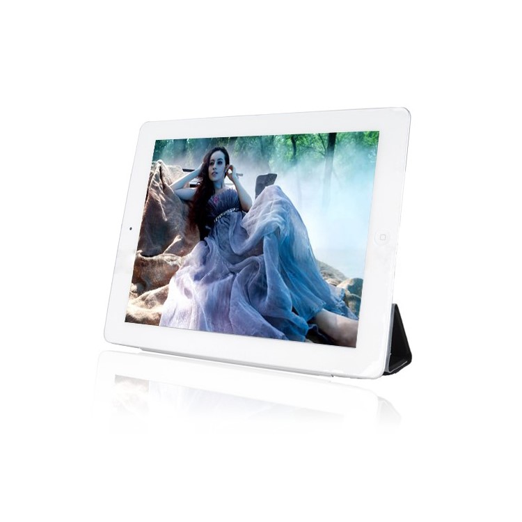 Miraculous Leather Smart Cover for iPad 2 - Black